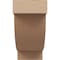 Ekena Millwork 8"W x 16"D x 16"H Classic Alpine Rough Cedar Woodgrain TimberThane Corbel, Primed Tan CORUR08X16X16ALPRCPR - alternate 3